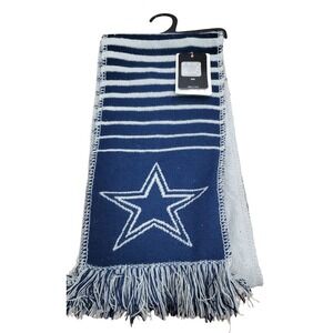 Dallas Cowboys Reversible Scarf Knit Winter Neck NEW - Split Logo
